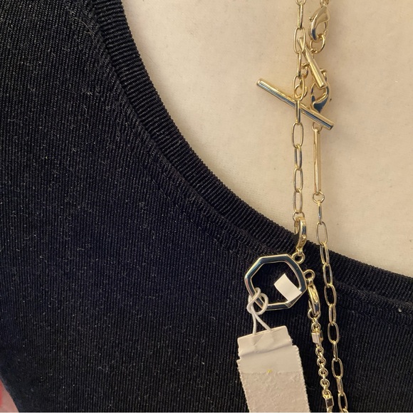 Kendra Scott Framed Tessa Multi Strand Necklace - NWT - Blue Lapis - Picture 8 of 14